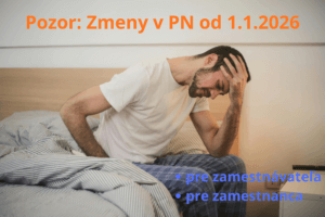 Zmeny vo vyplácaní PN od 1. 1. 2026 – zamestnávateľ vypláca prvých 14 dní, poisťovňa od 15. dňa