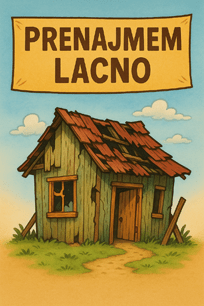 Karikatúra prenájmu nehnuteľnosti – výdavky a daňové náklady pri prenájme bytu alebo domu